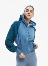 LIT - Rebounce Corset Jacket in Blue and Turquoise