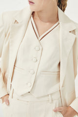 TIANA - CHIQUE BLAZER in Cream