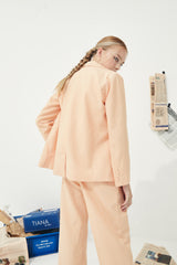 TIANA -CHIQUE BLAZER in Peach