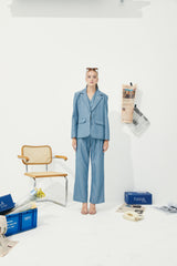 TIANA - CHIQUE BLAZER in Demin