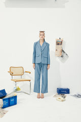 TIANA - CHIQUE BLAZER in Demin