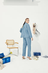 TIANA - CHIQUE BLAZER in Demin