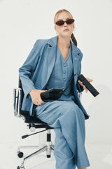 TIANA - CHIQUE BLAZER in Demin