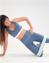 BYO ACTIVE - YEUNG NO MORE LEGGINGS IN STONE BLUE