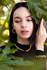 Lime Jewelry - Flat Snake Necklace