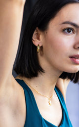 Lime Jewelry - Irregular Hoops Earrings