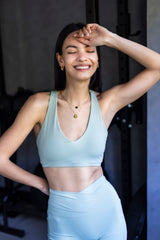 Metanoia - Self Care Sports Bra in Avocado Green