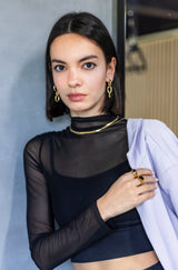 Lime Jewelry - Flat Snake Necklace