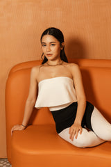 WISKII - Bergamotto Mix Leggings in Black & White