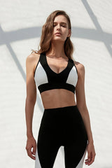 Wiskii - Bergamotto Sports Bra in Black & White