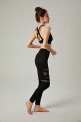 Wiskii - Training Mesh Leggings in Black
