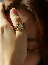 Nat C. Jewelry - Nerine Ring in Silver (Set of 2pcs)