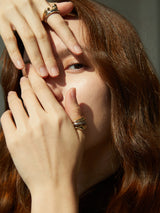 Nat C. Jewelry - Nerine Ring in Silver (Set of 2pcs)