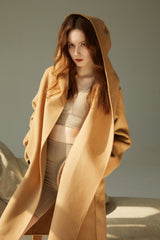 LIT - Full-length Wool Coat in Grey