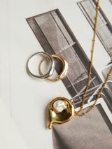 Nat C. Jewelry - Nerine Ring in Silver (Set of 2pcs)