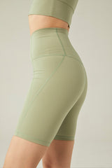 Fles - Avo Biker Shorts in Mint Green