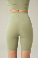 Fles - Avo Biker Shorts in Mint Green