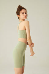 Fles - Avo Biker Shorts in Mint Green