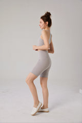 Fles - Silver Stone Biker Shorts