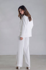 Salisa - Loose-Fit Blazer in White
