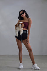 YUYU - Kyle Denim Shorts in Black