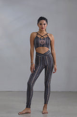 Wolven - Zephyr Crisscross Four-way Crop Top