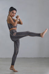 Wolven - Zephyr Crossover Pocket Leggings