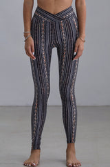 Wolven - Zephyr Crossover Pocket Leggings