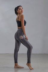 Wolven - Zephyr Crossover Pocket Leggings