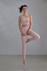 Avocado - Mid Rise Phoenix Fire Leggings in Rose