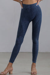 Nikibiki - Vintage New Biker Jeggings in Denim Blue