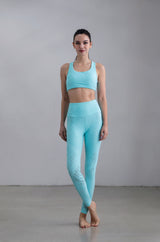 Onzie - Selenite Midi Leggings in Light Blue