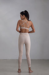 Onzie - Selenite Midi Leggings in Cuban Sand