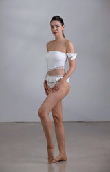 Wiskii - Mesh One-Piece Swimsuit in White