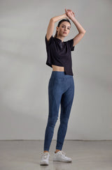 Nikibiki - Vintage New Biker Jeggings in Denim Blue