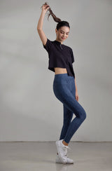 Nikibiki - Vintage New Biker Jeggings in Denim Blue
