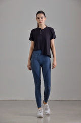 Nikibiki - Vintage New Biker Jeggings in Denim Blue