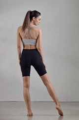 Wolven - Onyx Pocket Biker Shorts