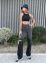 GYM & TONIC - Sk8ter Boi Gradient Ripped Jeans