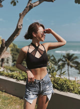 Wiskii - Victory Sports Bra in Black