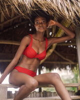 Salt & Sunscreen - Amal Red Ribbed Bottom