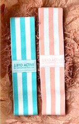 BYO ACTIVE - BLUE STRIPED RESISTANCE BAND (HEAVY RESISTANCE)