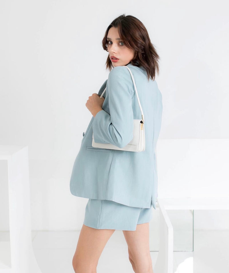 TIANA - WENDY BLAZER AND SHORTS SET IN LIGHT BLUE