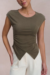 Emvy - Sage Padded Top