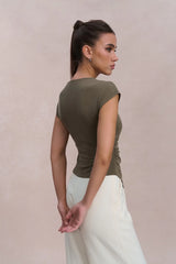 Emvy - Sage Padded Top
