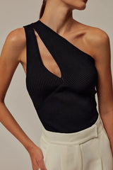 Emvy - Kaia Knit Top in Black