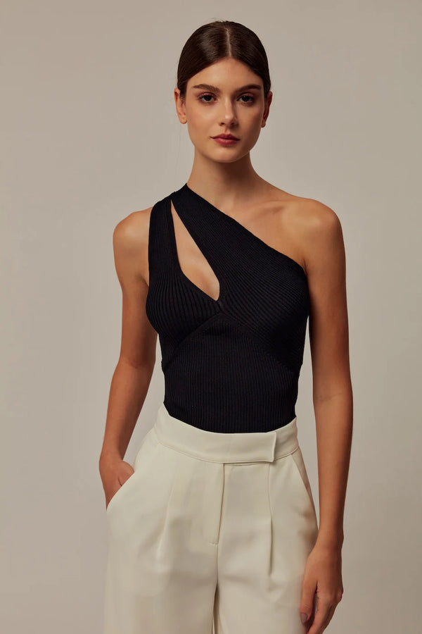 Emvy - Kaia Knit Top in Black