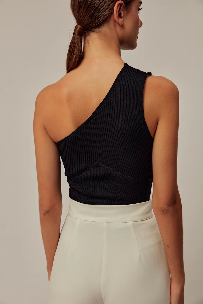 Emvy - Kaia Knit Top in Black