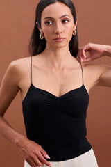 Emvy - Mae Padded Top in Black