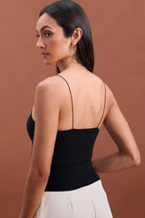 Emvy - Mae Padded Top in Black